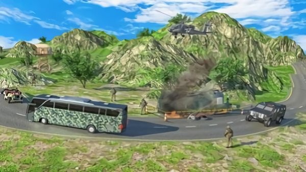 军用客车模拟器手机版(TGS Army Coach) V1.7 安卓版