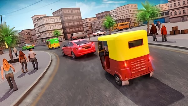 城市三轮车驾驶手游(New Tuk Tuk Auto Rickshaw - Modern Driving Games) V1.0 安卓版