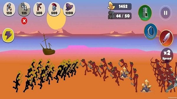 火柴人战争帝国战争手机版(Stickman Battle Empires War) V1.0 安卓版