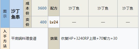 符文工房5沙丁鱼串怎么做 符文工房5沙丁鱼串制作方法分享图1