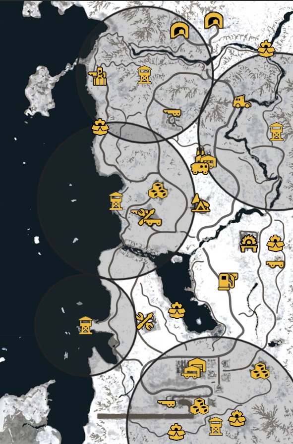 雪地奔驰升级点车辆位置大全图7