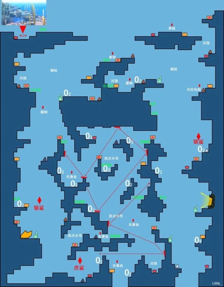 潜水员戴夫地图分布物种一览图2