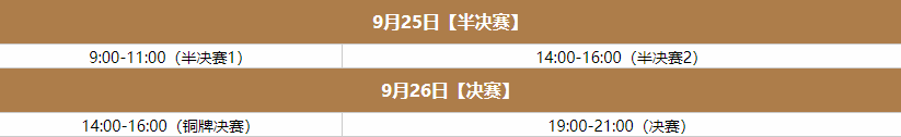 王者荣耀杭州亚运会赛程是如何安排的 杭州亚运会比赛时间一览图4