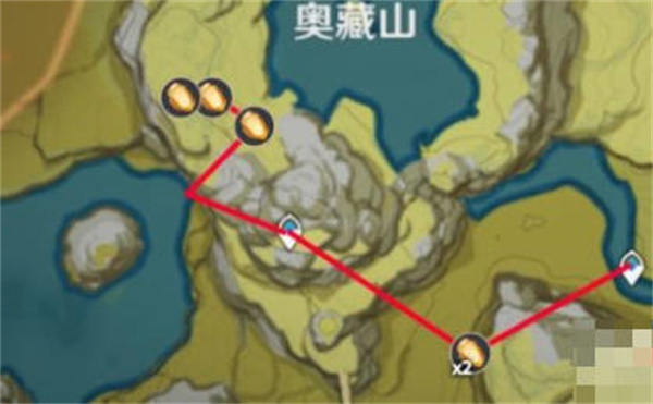 原神4.0石珀最佳采集路线[图片3]