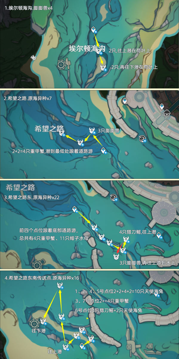 原神异海凝珠采集路线一览图6