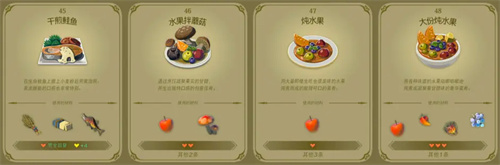 塞尔达传说王国之泪料理食谱清单图7